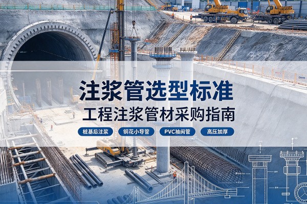 上虞注浆管选型标准