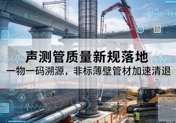 上虞声测管质量新规落地，一物一码溯源，非标薄壁管材加速清退